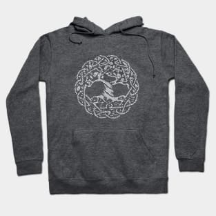 Halftoned Tree of life Hoodie